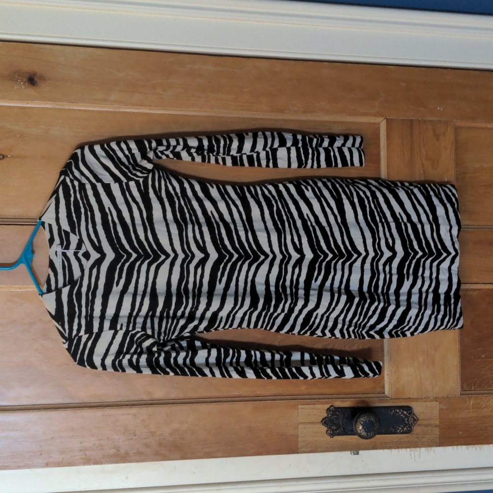 NWT Nadia Tarr Zebra Dress M